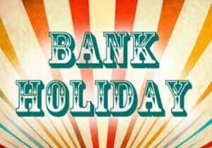 bank holiday Tuesday